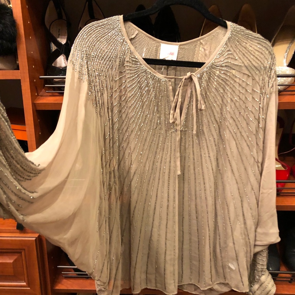 Parker Silk Beaded Top